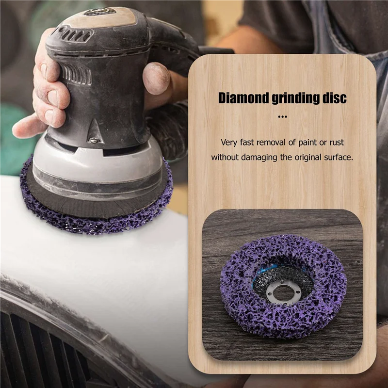 A89X 5Pcs Durable Poly Strip Disc Wheel 100X16mm Wood Metal Paint Rust Removal Clean Abrasive Tools For Angle Grinder
A89X 5Pcs Durable Poly Strip Disc Wheel 100X16mm Wood Metal Paint Rust Removal Clean Abrasive Tools For Angle Grinder