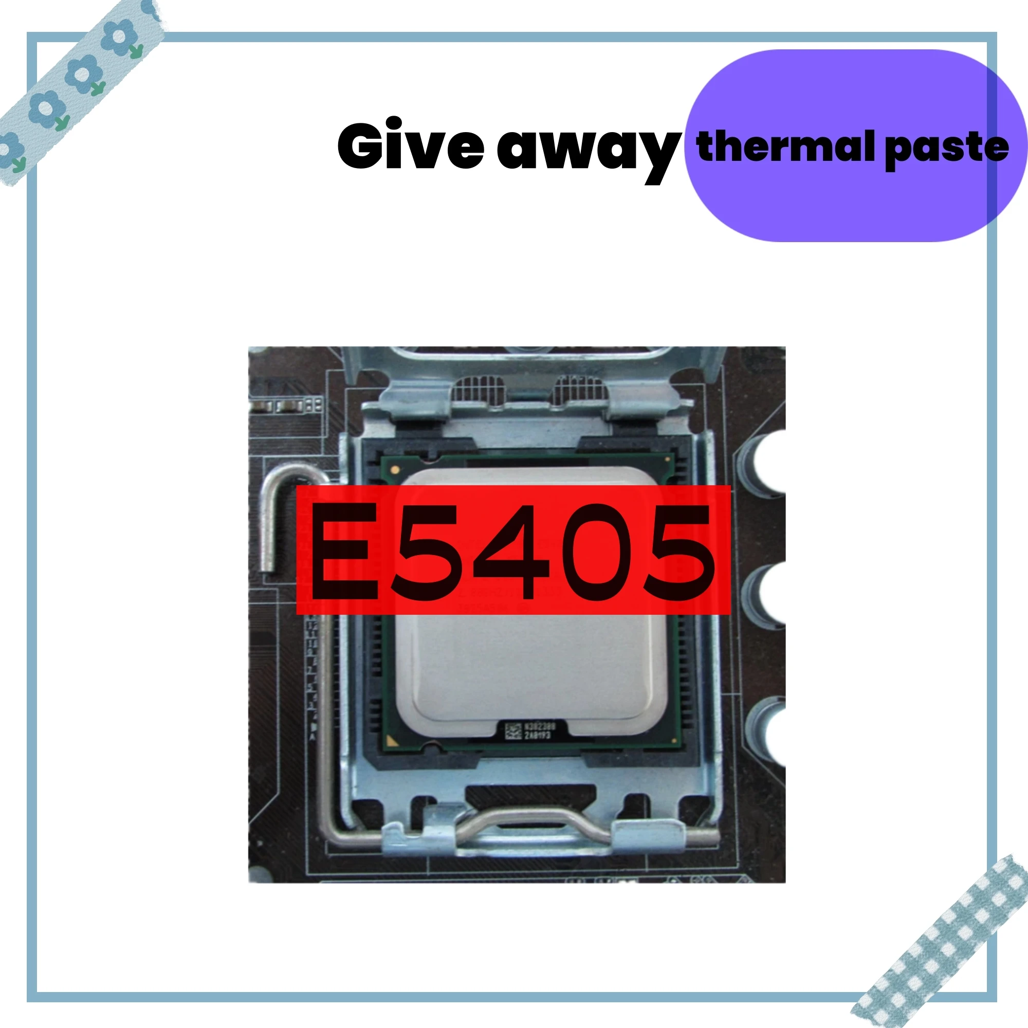 Xeon E5405 Quad Core CPU Processor Works on LGA 775 motherboard 2.0GHz 12MB SLAP2 and SLBBP
Xeon E5405 Quad Core CPU Processor Works on LGA 775 motherboard 2.0GHz 12MB SLAP2 and SLBBP