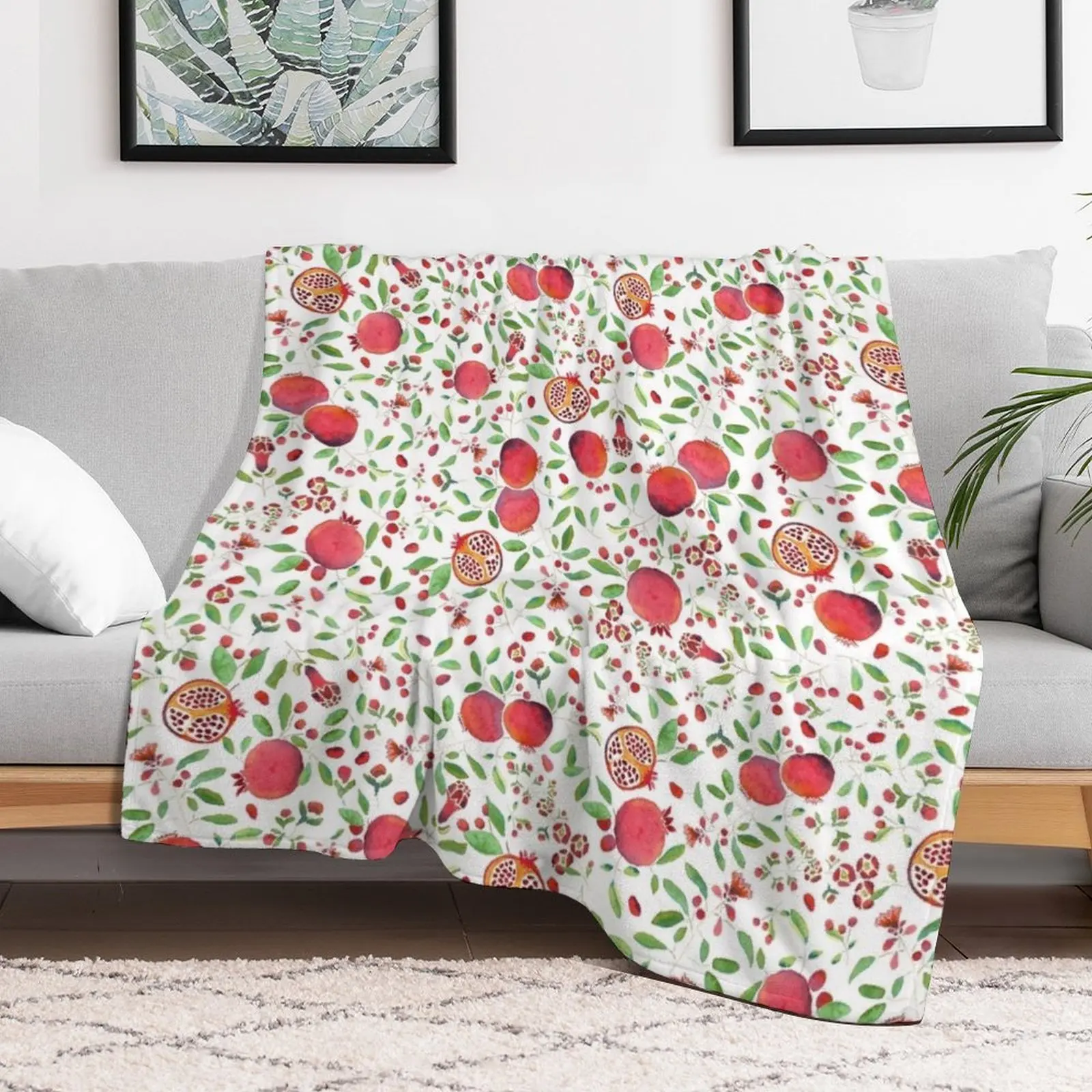 Pomegranates on White Background by MarcyBrennanArt Throw Blanket Soft Plush Plaid Custom blankets ands Soft Blankets
Pomegranates on White Background by MarcyBrennanArt Throw Blanket Soft Plush Plaid Custom blankets ands Soft Blankets