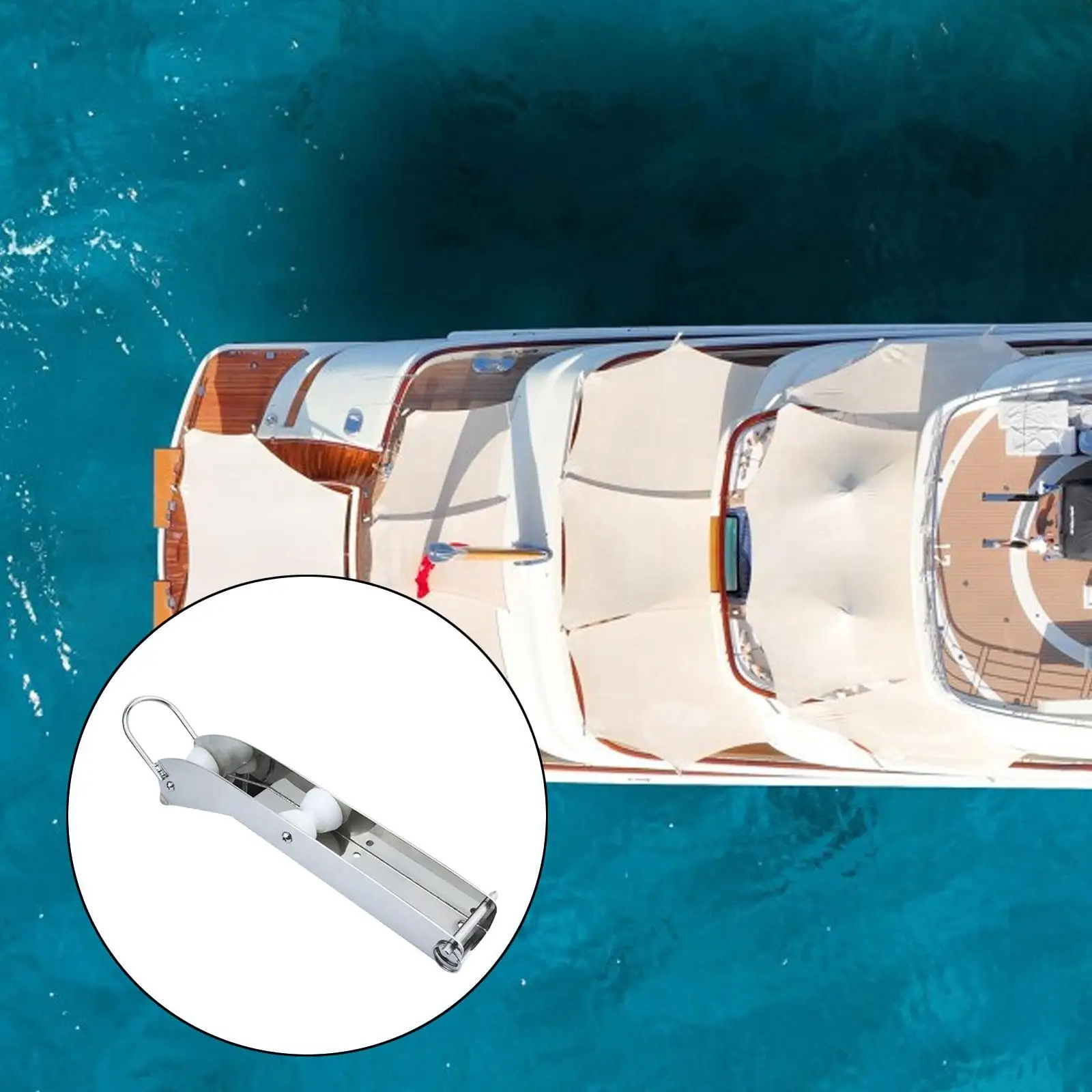 Boat Bow Anchor Roller Stainless Steel Easily Install Accessory Bracket Practical Hardware Professional Marine Anchor Roller
Boat Bow Anchor Roller Stainless Steel Easily Install Accessory Bracket Practical Hardware Professional Marine Anchor Roller