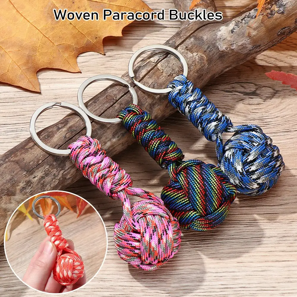 New Lanyard Keychain Tactical Woven Paracord Buckles Key Chain Parachute Rope Cord Keyring Ball Pendant
New Lanyard Keychain Tactical Woven Paracord Buckles Key Chain Parachute Rope Cord Keyring Ball Pendant