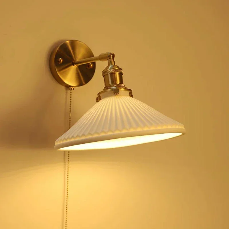 GISELLE Nordic Brass Wall Lamp Indoor Living Room Bedroom Bedside Lamp Modern Hotel Corridor Hallway Wall Lamp
GISELLE Nordic Brass Wall Lamp Indoor Living Room Bedroom Bedside Lamp Modern Hotel Corridor Hallway Wall Lamp