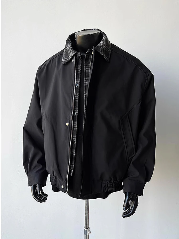 Мужская весенняя куртка в стиле преппи с клетчатыми вставками, бейсбольная куртка, уличная мода, отложной воротник, рабочая одежда, молния...
Мужская весенняя куртка в стиле преппи с клетчатыми вставками, бейсбольная куртка, уличная мода, отложной воротник, рабочая одежда, молния...