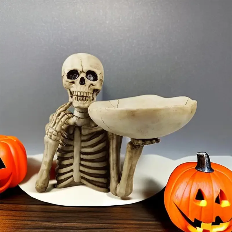 Скелет, блюдо для конфет, голова черепа, поднос для хранения на Хэллоуин, миска с черепом, поднос для закусок, готическое украшение для домашнего стола 22x21 см
Скелет, блюдо для конфет, голова черепа, поднос для хранения на Хэллоуин, миска с черепом, поднос для закусок, готическое украшение для домашнего стола 22x21 см