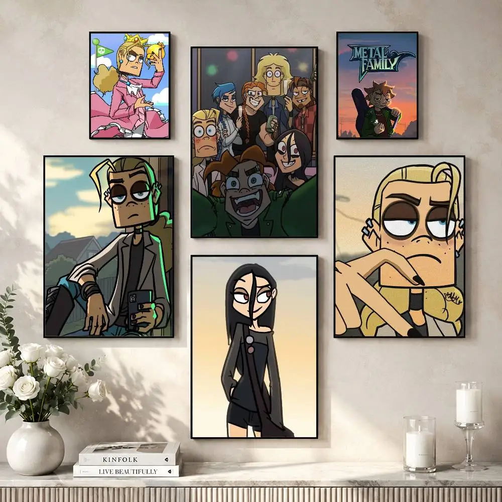 C-Cartoon M-Metal Family Poster Versatile HD Waterproof Wall Art Self-Adhesive Decor for Any Space Ideal Gift
C-Cartoon M-Metal Family Poster Versatile HD Waterproof Wall Art Self-Adhesive Decor for Any Space Ideal Gift