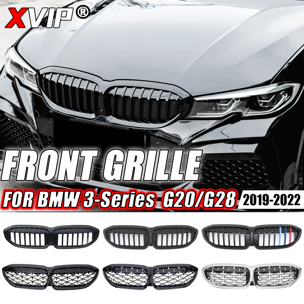 XVIP для BMW G20 3-Series G20 G21 G28 2019-2023, капот переднего бампера, гоночные решетки для почек, замена черного бриллианта, стиль Meteor
XVIP для BMW G20 3-Series G20 G21 G28 2019-2023, капот переднего бампера, гоночные решетки для почек, замена черного бриллианта, стиль Meteor