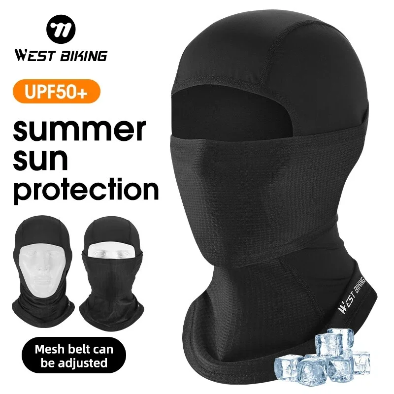 WEST BIKING Ice Silk Cycling Headgear UPF50+ Summer Cool Full Face Cover Breathable Soft Bike Mask Helmet Liner Bike Equipments
WEST BIKING Ice Silk Cycling Headgear UPF50+ Summer Cool Full Face Cover Breathable Soft Bike Mask Helmet Liner Bike Equipments