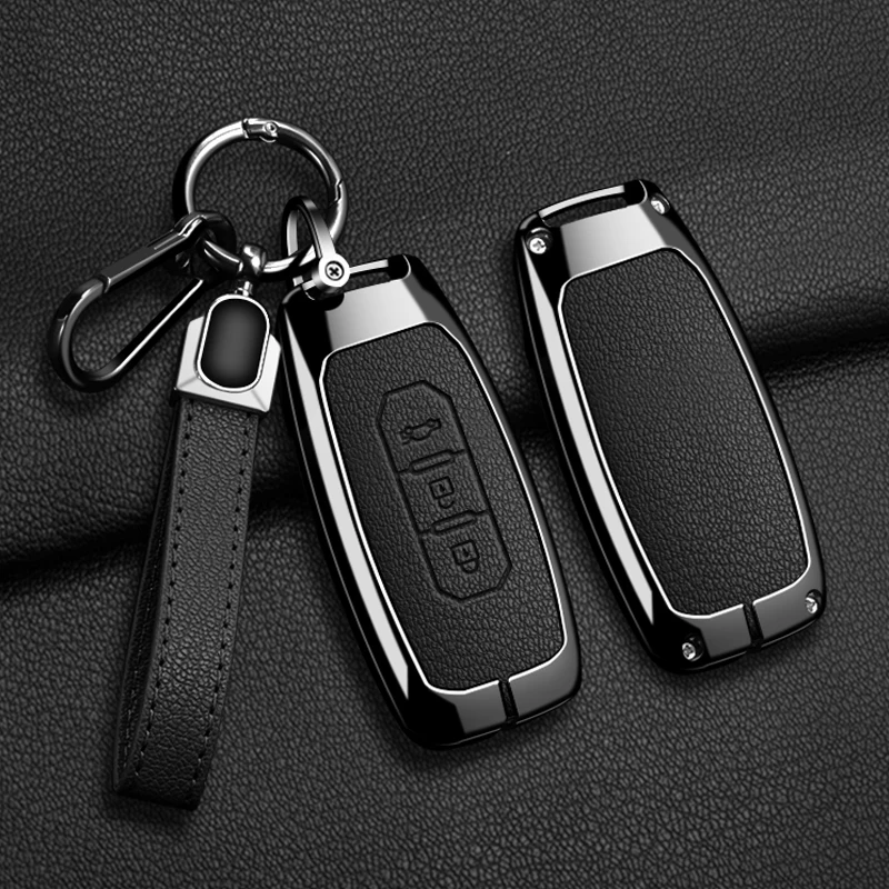 Zinc Alloy + Leather Car Key Case Cover For Ford Territory 2019 2020 2021 2022 2023 2024 3 Buttons Keyless Entry Key Protection
Zinc Alloy + Leather Car Key Case Cover For Ford Territory 2019 2020 2021 2022 2023 2024 3 Buttons Keyless Entry Key Protection