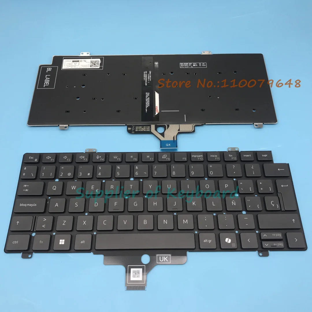 NEW English/Latin Spanish Keyboard For Dell Latitude 7420 7430 7520 7530 5420 5421 5430 5431 5440 Backlit
NEW English/Latin Spanish Keyboard For Dell Latitude 7420 7430 7520 7530 5420 5421 5430 5431 5440 Backlit