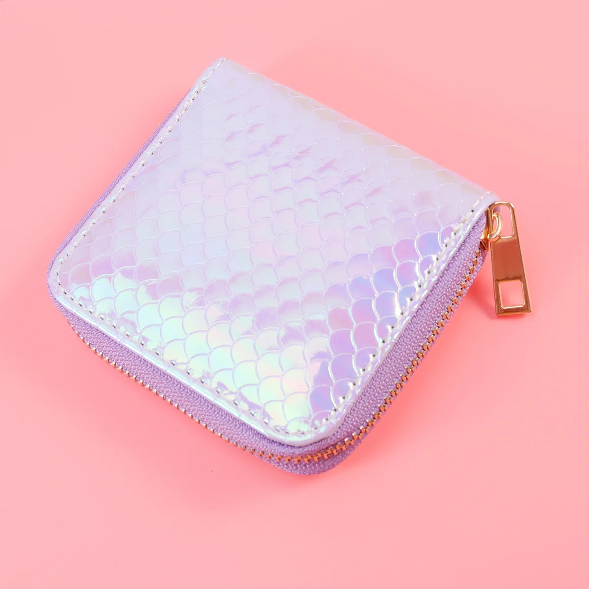 Mermaid Pattern Coin Wallet Purse Pink Change Holder Lightweight Stylish Zipper Closure Small Wallet Candy Key
Mermaid Pattern Coin Wallet Purse Pink Change Holder Lightweight Stylish Zipper Closure Small Wallet Candy Key