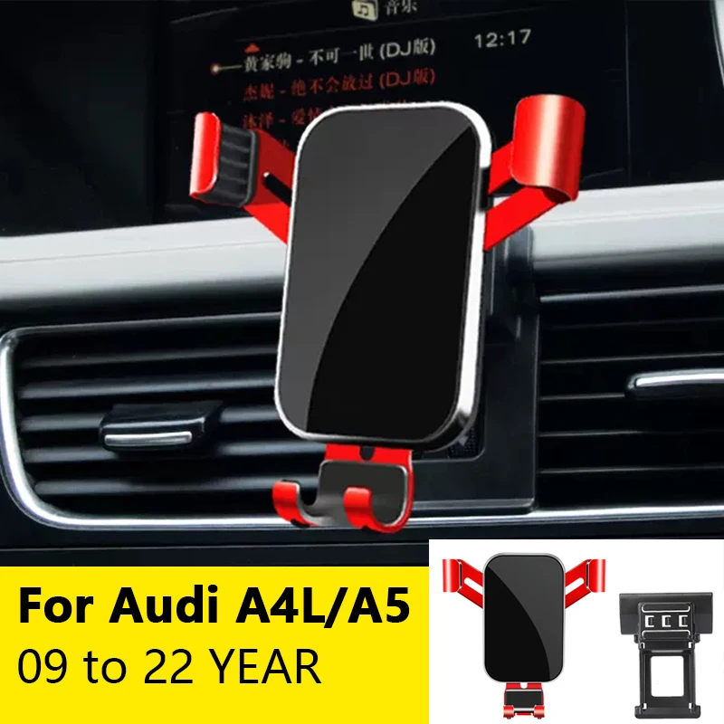 For Car Cell Phone Holder Air Vent Mount GPS Gravity Navigation Accessories for Audi A4L/A5 2009 to 2022 YEAR
For Car Cell Phone Holder Air Vent Mount GPS Gravity Navigation Accessories for Audi A4L/A5 2009 to 2022 YEAR