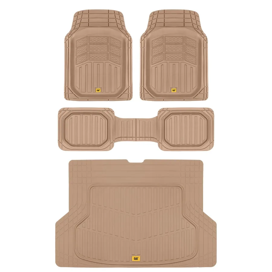 ® XL Series Heavy-Duty Rubber Floor Mats and Cargo Trunk Liner for Car SUV Van Sedan Beige
® XL Series Heavy-Duty Rubber Floor Mats and Cargo Trunk Liner for Car SUV Van Sedan Beige