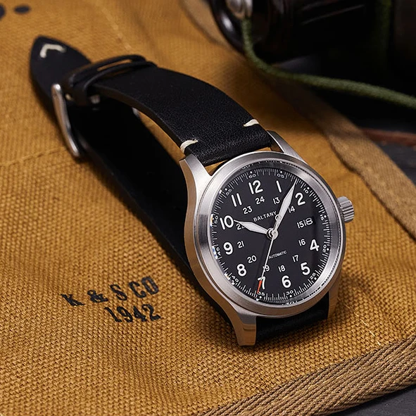Baltany Men Automatic Watch 39mm Pilot Sport Mechaical Wristwatch Sapphire 10ATM Waterproof BGW-9 Luminous NH35 Military
Baltany Men Automatic Watch 39mm Pilot Sport Mechaical Wristwatch Sapphire 10ATM Waterproof BGW-9 Luminous NH35 Military