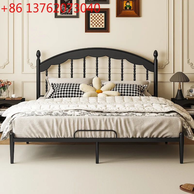180x200 black single bed thickened metal durable household bed frame black vintage chambre à coucher complet bedroom furniture
180x200 black single bed thickened metal durable household bed frame black vintage chambre à coucher complet bedroom furniture