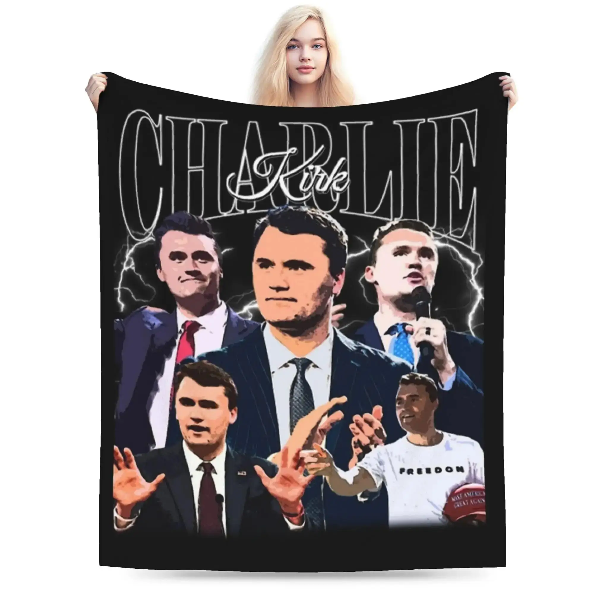 Винтажное одеяло Charlie Kirk RIP: Мягкий, теплый плед для зимы, уютное покрывало для детей и улицы, комфортная качественная ткань
Винтажное одеяло Charlie Kirk RIP: Мягкий, теплый плед для зимы, уютное покрывало для детей и улицы, комфортная качественная ткань