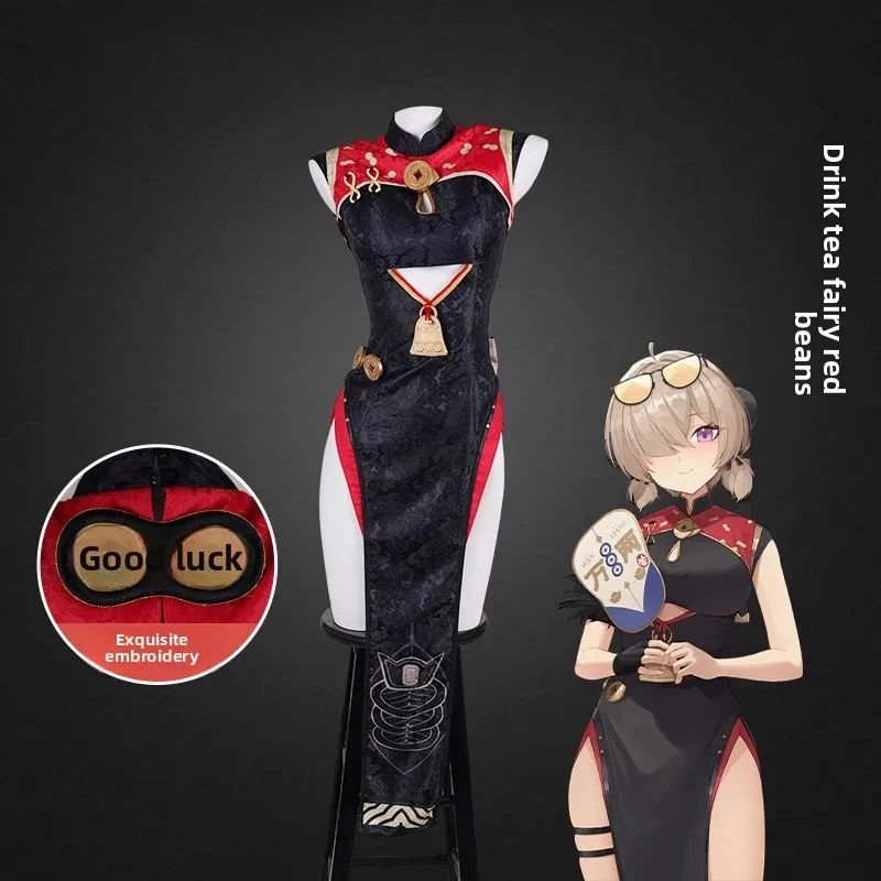 ob Full Set Hongdou Costume:Zenless Zone Zero Game NPC Qipao Uniform-Mature Lady Cheongsam with Traditional Chinese Style 158gj
ob Full Set Hongdou Costume:Zenless Zone Zero Game NPC Qipao Uniform-Mature Lady Cheongsam with Traditional Chinese Style 158gj