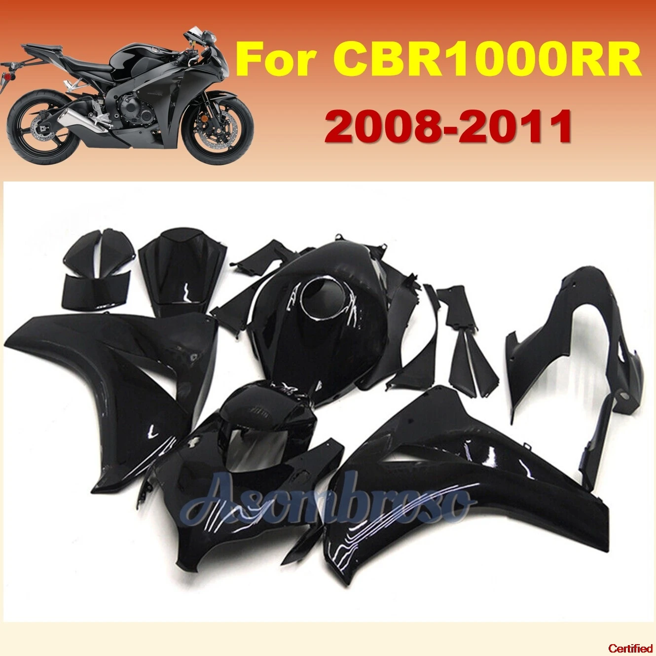 Full Fairing set for CBR1000RR 2008 2011 2010 2009 CBR1000 RR 08-11 Motorcycle Parts Painted Bodywork Cowl
Full Fairing set for CBR1000RR 2008 2011 2010 2009 CBR1000 RR 08-11 Motorcycle Parts Painted Bodywork Cowl