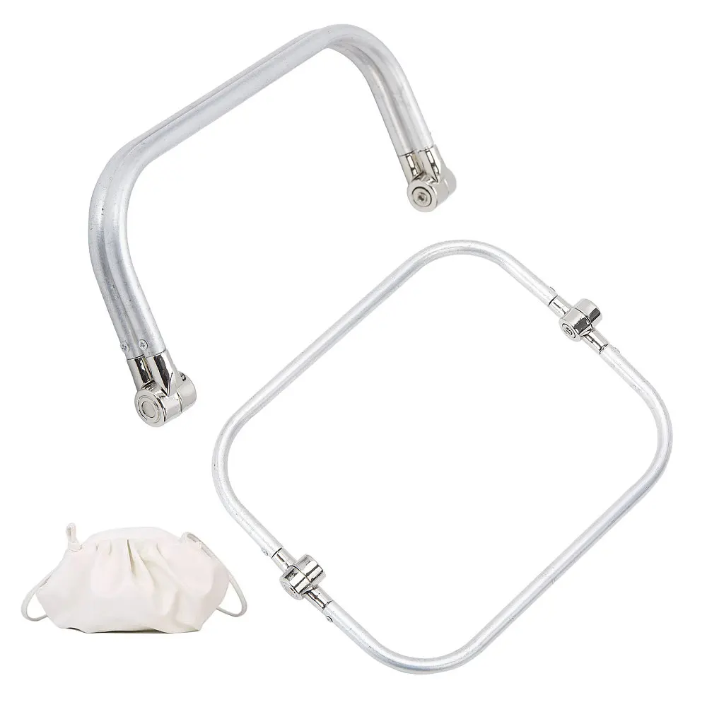 2Pcs 8" Aluminum Purse Frame U-Shaped Bag Handle Inner Kiss Clasp Lock Purse Frame Rectangle Lock Frame Bag Frame
2Pcs 8" Aluminum Purse Frame U-Shaped Bag Handle Inner Kiss Clasp Lock Purse Frame Rectangle Lock Frame Bag Frame