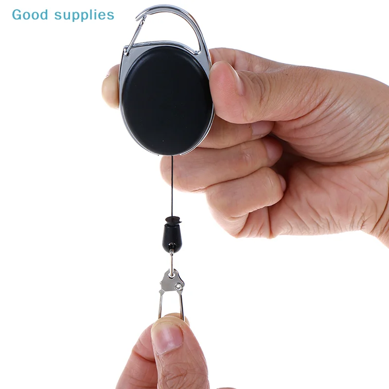 Recoil Extendable Metal Wire Key Chain Ring Belt Clip Pull Keyring Retracting ID Card Badge Holder Telescopic keychain
Recoil Extendable Metal Wire Key Chain Ring Belt Clip Pull Keyring Retracting ID Card Badge Holder Telescopic keychain