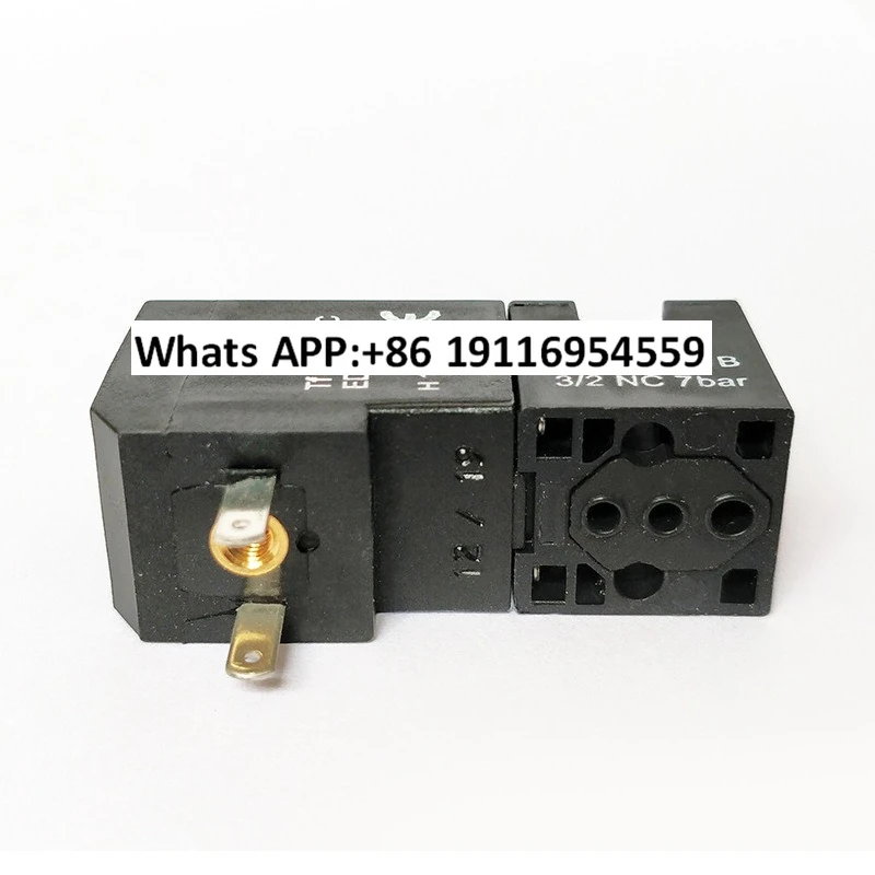 N331 Bus Plate Mount, Micro Solenoid Valve, Direct Acting, Width 15mm