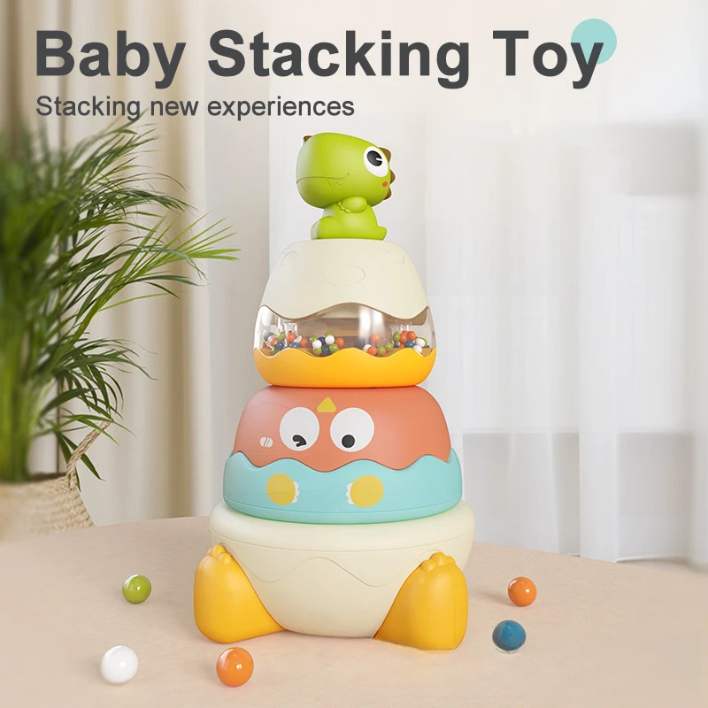 Mengqu Dinosaur Rainbow Stacking Music Hand Cranked Ringtone Light Educational Early Education Toy
Mengqu Dinosaur Rainbow Stacking Music Hand Cranked Ringtone Light Educational Early Education Toy