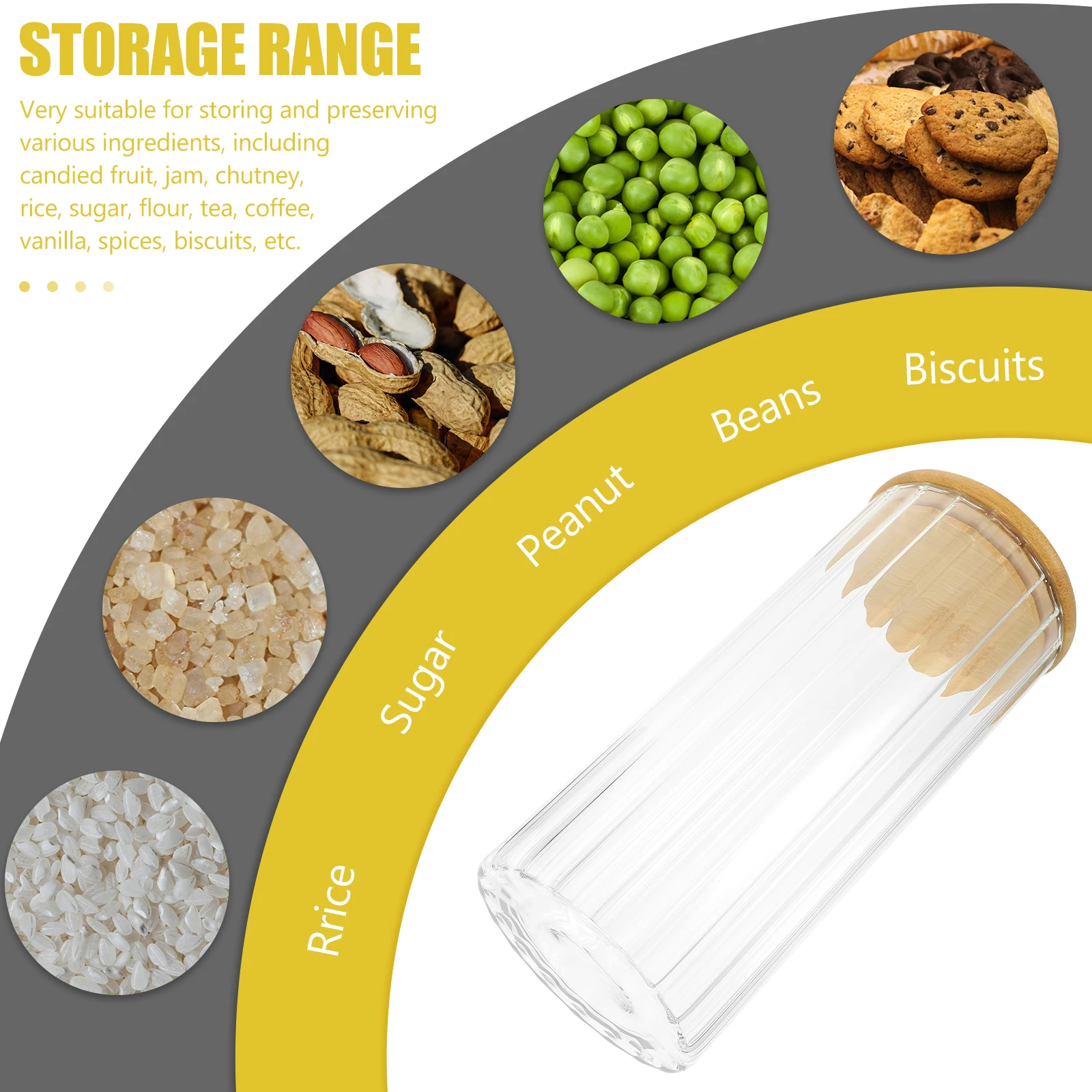 Glass Storage Jar Candy Holders Containers Sugar Canisters for Kitchen Counter Food with Lids Cereal Tea Airtight Tank
Glass Storage Jar Candy Holders Containers Sugar Canisters for Kitchen Counter Food with Lids Cereal Tea Airtight Tank