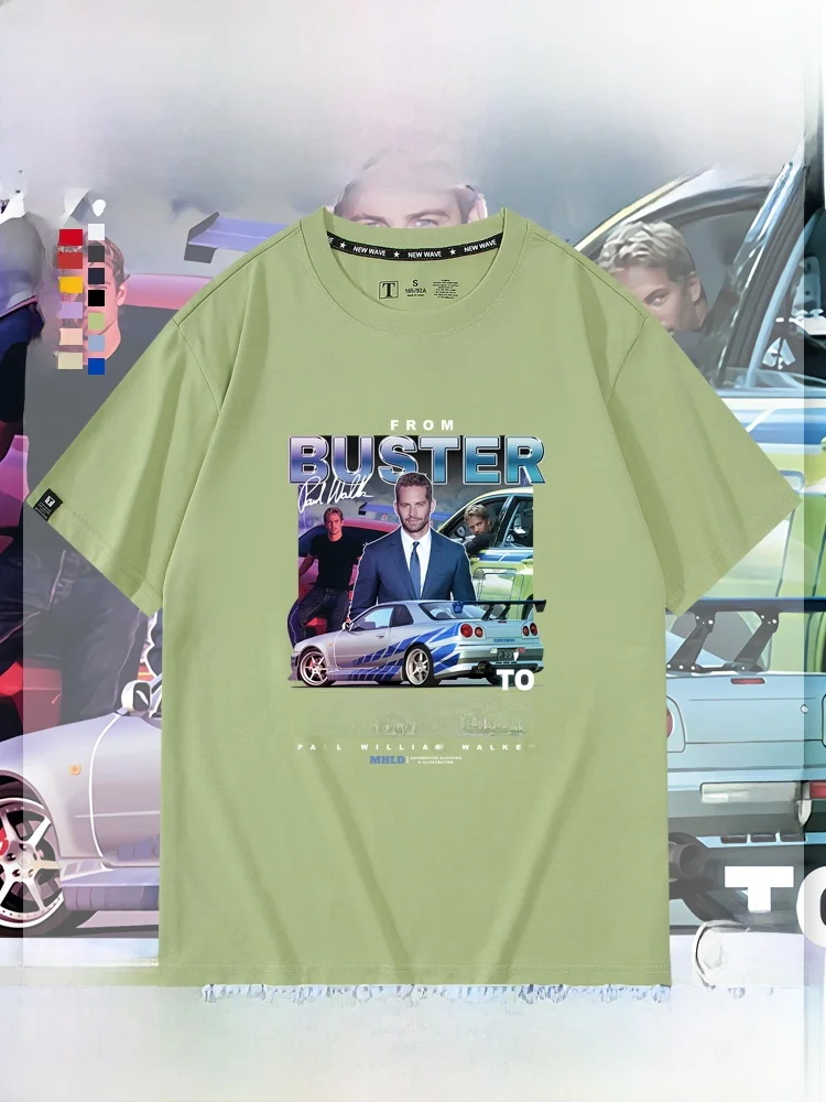 Футболка Speed And Passion Paul Walker Collaborative Edition из хлопка с коротким рукавом, летняя модная футболка с автомобильным дизайном
Футболка Speed And Passion Paul Walker Collaborative Edition из хлопка с коротким рукавом, летняя модная футболка с автомобильным дизайном