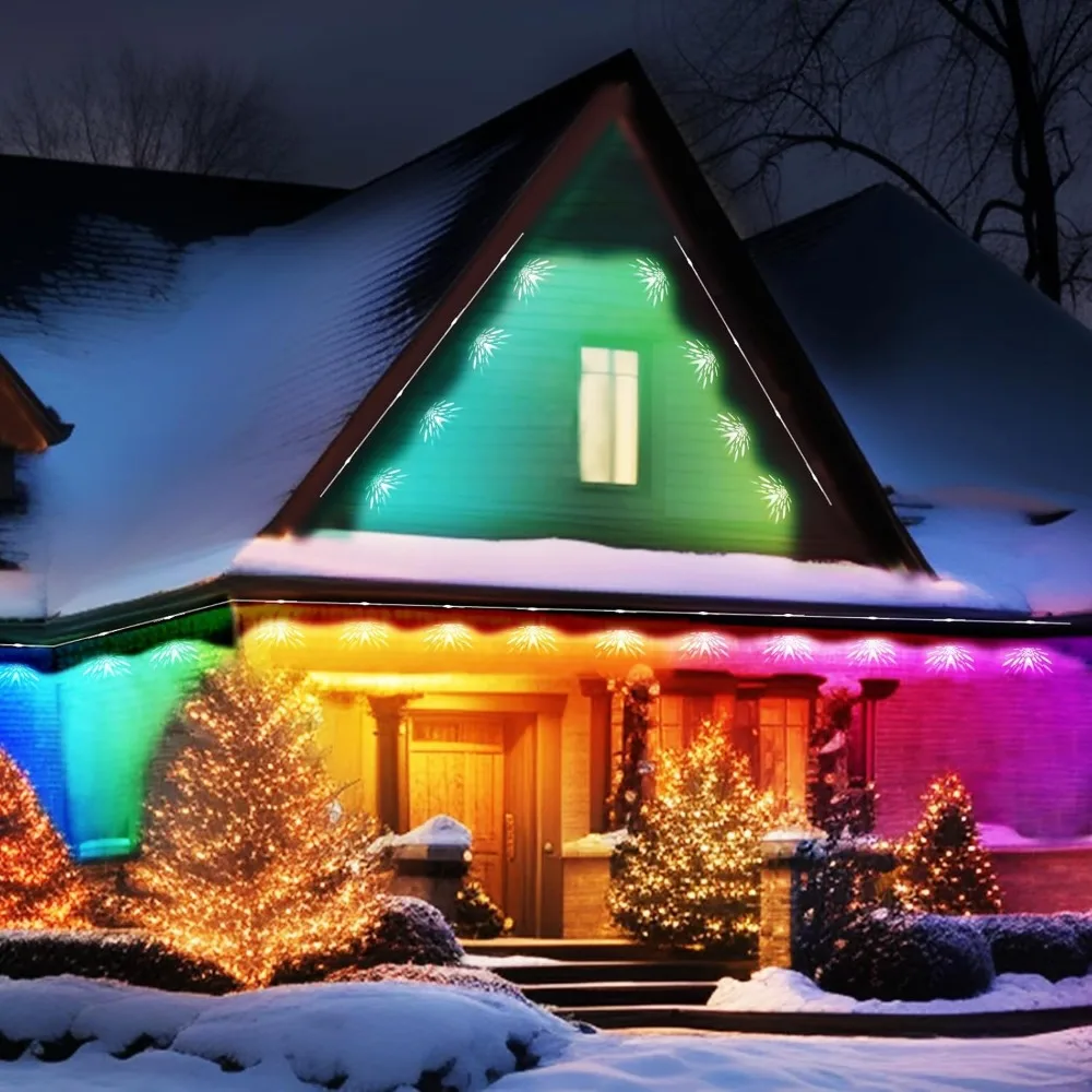 Перманентное наружное освещение, умное Наружное освещение RGB, освещение под открытым небом, футов, с 72 фонарями, 44 режимами сцены
Перманентное наружное освещение, умное Наружное освещение RGB, освещение под открытым небом, футов, с 72 фонарями, 44 режимами сцены