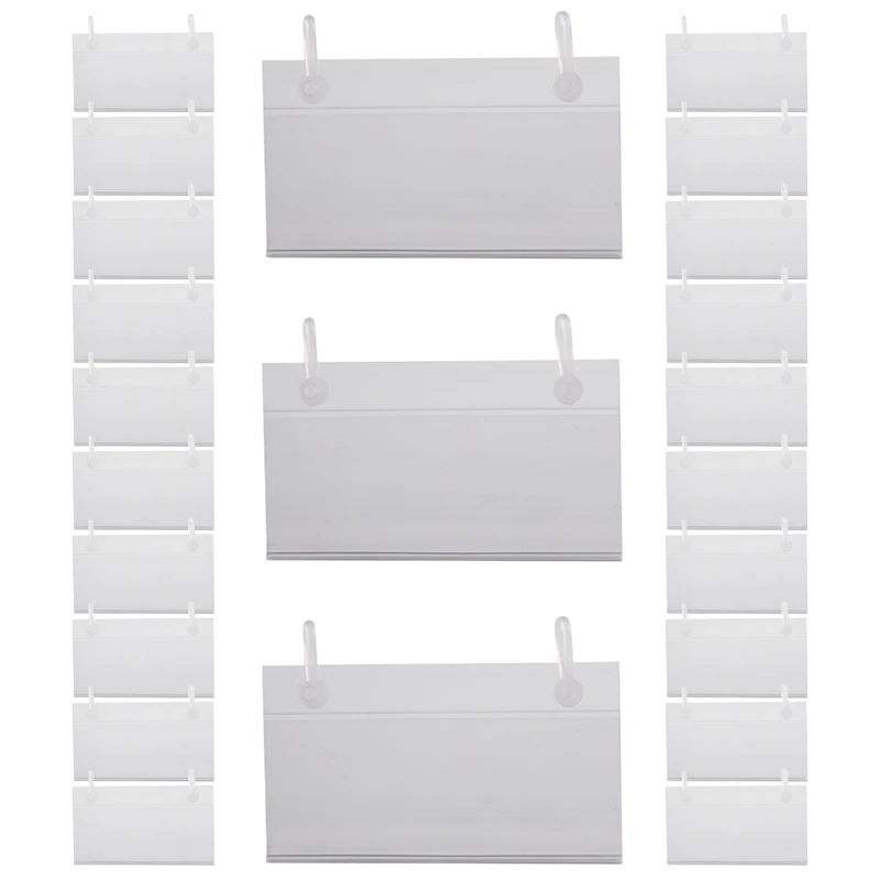 80Pcs Plastic Basket Label Holders Price Tag Ticket Hanger Clips With Button Design Lock Closure For Market Grocery
80Pcs Plastic Basket Label Holders Price Tag Ticket Hanger Clips With Button Design Lock Closure For Market Grocery
