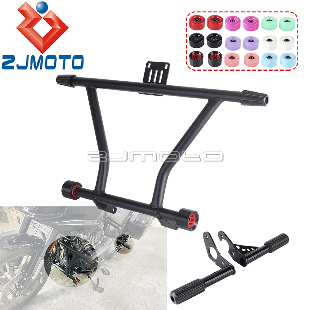 Motorcycle Front Engine Guard 1-1/4" Crash Bar For Harley Softail Low Rider ST 117 FXLRST 2022 2023 Rear Passenger Pegs Bumper
Motorcycle Front Engine Guard 1-1/4" Crash Bar For Harley Softail Low Rider ST 117 FXLRST 2022 2023 Rear Passenger Pegs Bumper
