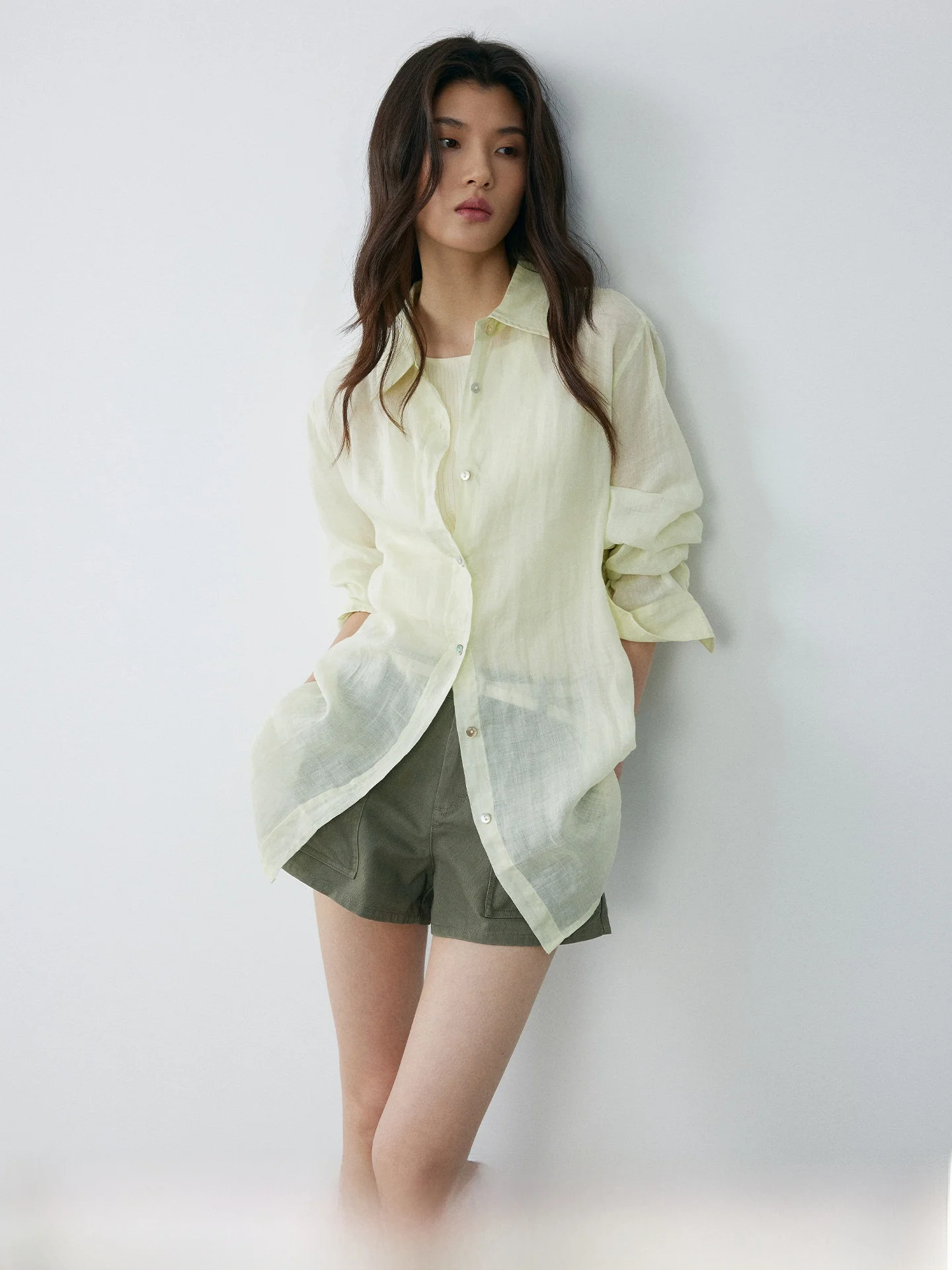 KEARA 100% Flax Loose Fit Long Sleeve Shirt Women Summer Lightweight Breathable Sun Protection Button up Casual Shirt
KEARA 100% Flax Loose Fit Long Sleeve Shirt Women Summer Lightweight Breathable Sun Protection Button up Casual Shirt