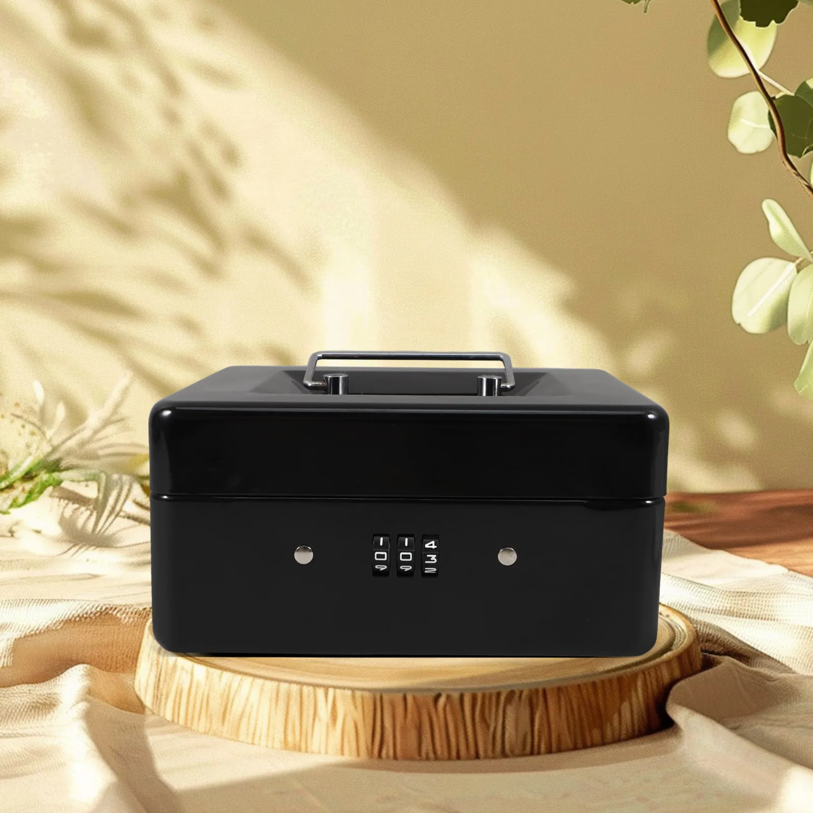 Portable Cash Box Steel with Combination Lock Lockable Large Capacity Safe for Money Storage Key Safe Box Outdoor Key Hider
Portable Cash Box Steel with Combination Lock Lockable Large Capacity Safe for Money Storage Key Safe Box Outdoor Key Hider