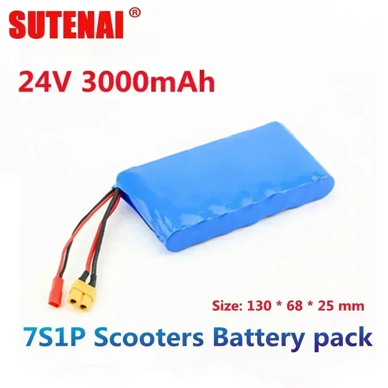 Scooters Battery 24V 7S1P 3000mAh Lithium-ion Pack for Small Electric UnicyclesToys Built-in 18650 Battery
Scooters Battery 24V 7S1P 3000mAh Lithium-ion Pack for Small Electric UnicyclesToys Built-in 18650 Battery