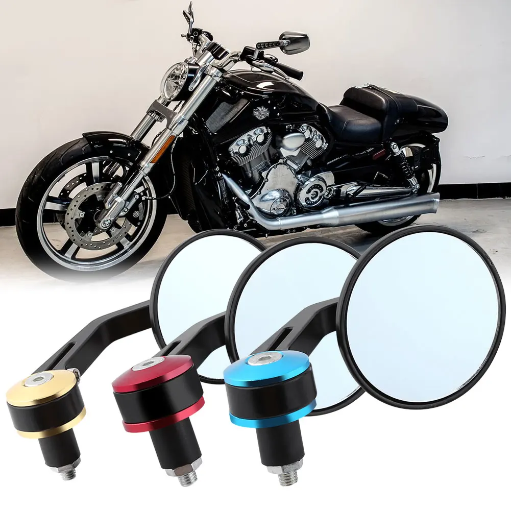 1 Pair 7/8" Round Handlebar Bar End Rear View Mirrors Motorcycle Scooter Sidemirror Motorcycle Rear view Mirrors
1 Pair 7/8" Round Handlebar Bar End Rear View Mirrors Motorcycle Scooter Sidemirror Motorcycle Rear view Mirrors