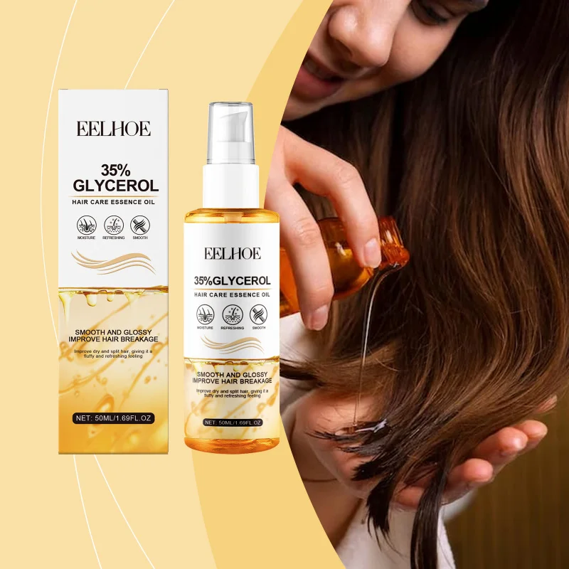 35% Glycerin Hair Oil For Dry Damaged Hair, Deeply Moisturizes, Repairs Split Ends, Adds Shine, Lightweight Formula
35% Glycerin Hair Oil For Dry Damaged Hair, Deeply Moisturizes, Repairs Split Ends, Adds Shine, Lightweight Formula