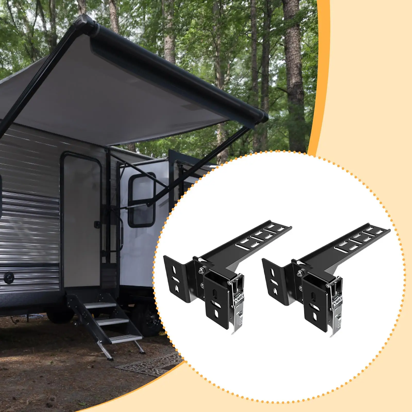 Heavy Duty Awning Mounting Bracket Fast Remove Side Canopy Mount Kit for Roof Rack Car Outdoor Adventure
Heavy Duty Awning Mounting Bracket Fast Remove Side Canopy Mount Kit for Roof Rack Car Outdoor Adventure