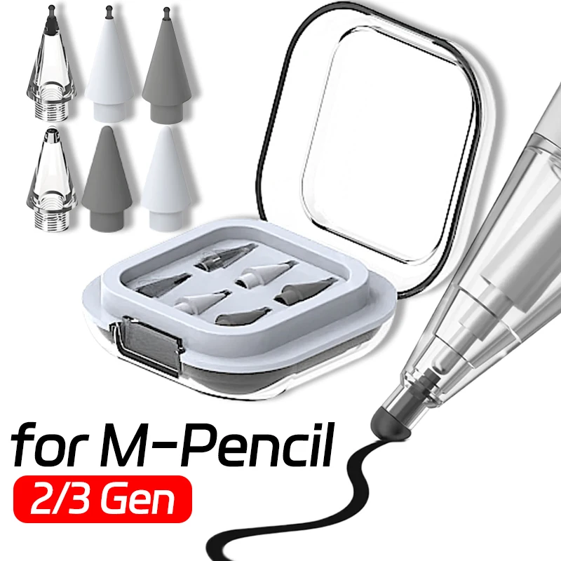 Набор сменных насадок для карандашей для Huawei M-Pencil 2 3 поколения 2B 2H, мягкие наконечники для M Pencil Stylus Touchscreen Pen Fine Nib
Набор сменных насадок для карандашей для Huawei M-Pencil 2 3 поколения 2B 2H, мягкие наконечники для M Pencil Stylus Touchscreen Pen Fine Nib
