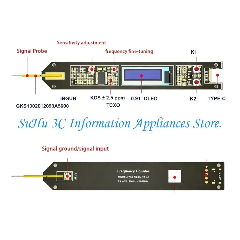 Two Mode Frequency Measurement Device With High Sensitivity Inputs And Compact Design
Two Mode Frequency Measurement Device With High Sensitivity Inputs And Compact Design
