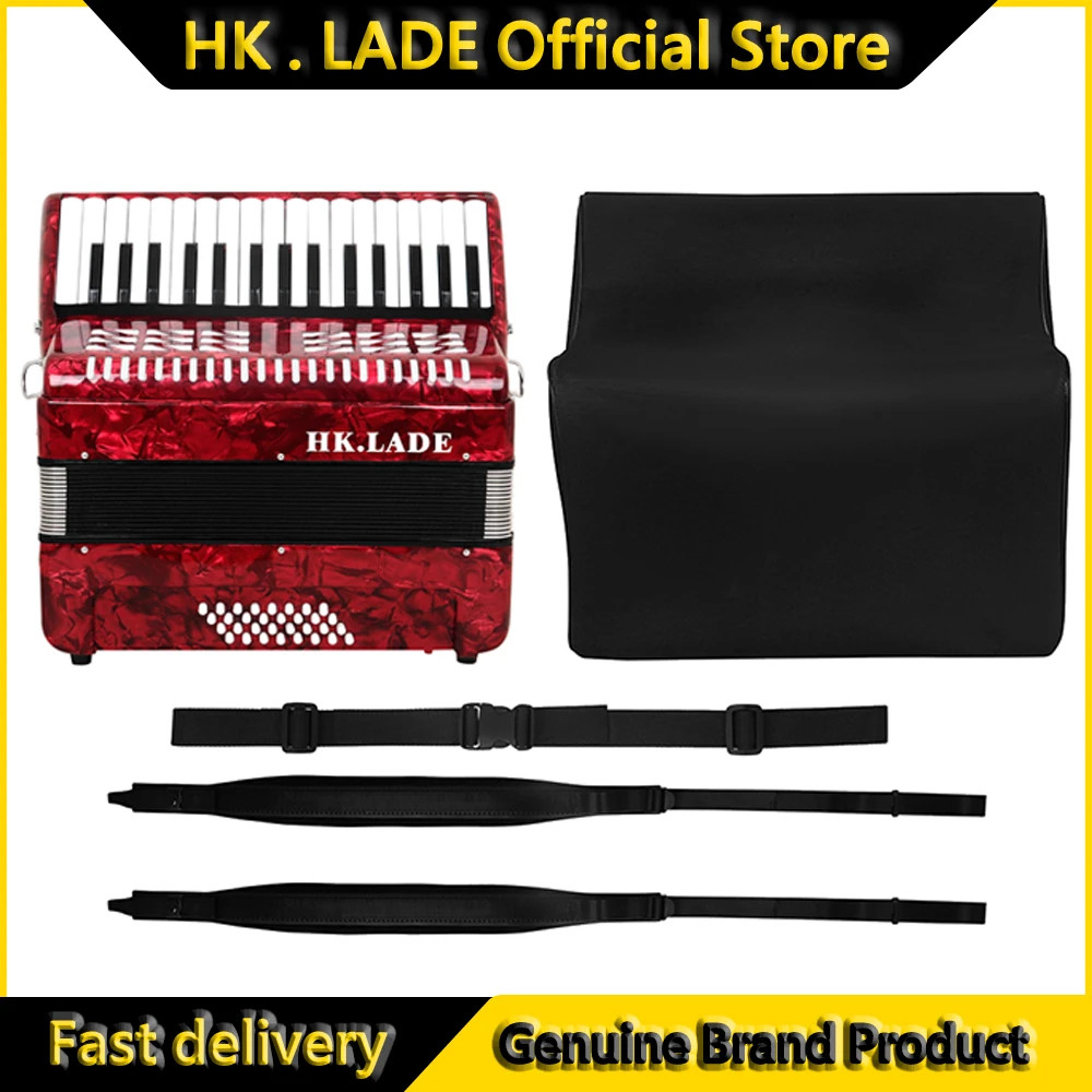 HK.LADE AH-80 Аккордеон 32-клавишный 32-басовый аккордеон с ремешком для сумки Профессиональный клавишный инструмент для оценки выступлений
HK.LADE AH-80 Аккордеон 32-клавишный 32-басовый аккордеон с ремешком для сумки Профессиональный клавишный инструмент для оценки выступлений