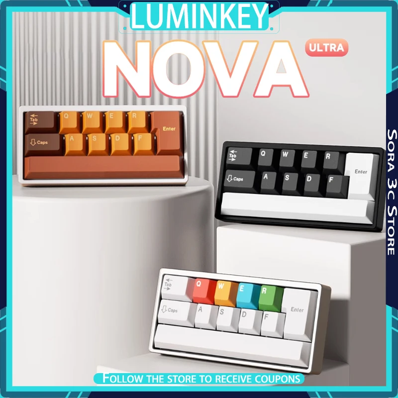 LUMINKEY NOVA Ultra Mechanical Keyboard Kit Aluminum Alloy Wireless Bluetooth Tri Mode Support VIA DIY Gaming Keyboard Accessory
LUMINKEY NOVA Ultra Mechanical Keyboard Kit Aluminum Alloy Wireless Bluetooth Tri Mode Support VIA DIY Gaming Keyboard Accessory