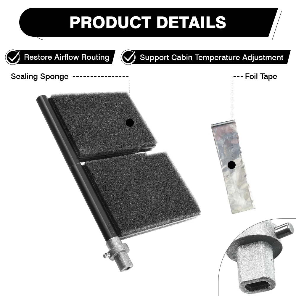 HVAC Blend Door Repair Kit for Jeep Grand Cherokee L6 4.0L V8 4.7L 1999 2000 2001 2002 2003 2004 5012693AA 5134349AA 68080867AA
HVAC Blend Door Repair Kit for Jeep Grand Cherokee L6 4.0L V8 4.7L 1999 2000 2001 2002 2003 2004 5012693AA 5134349AA 68080867AA