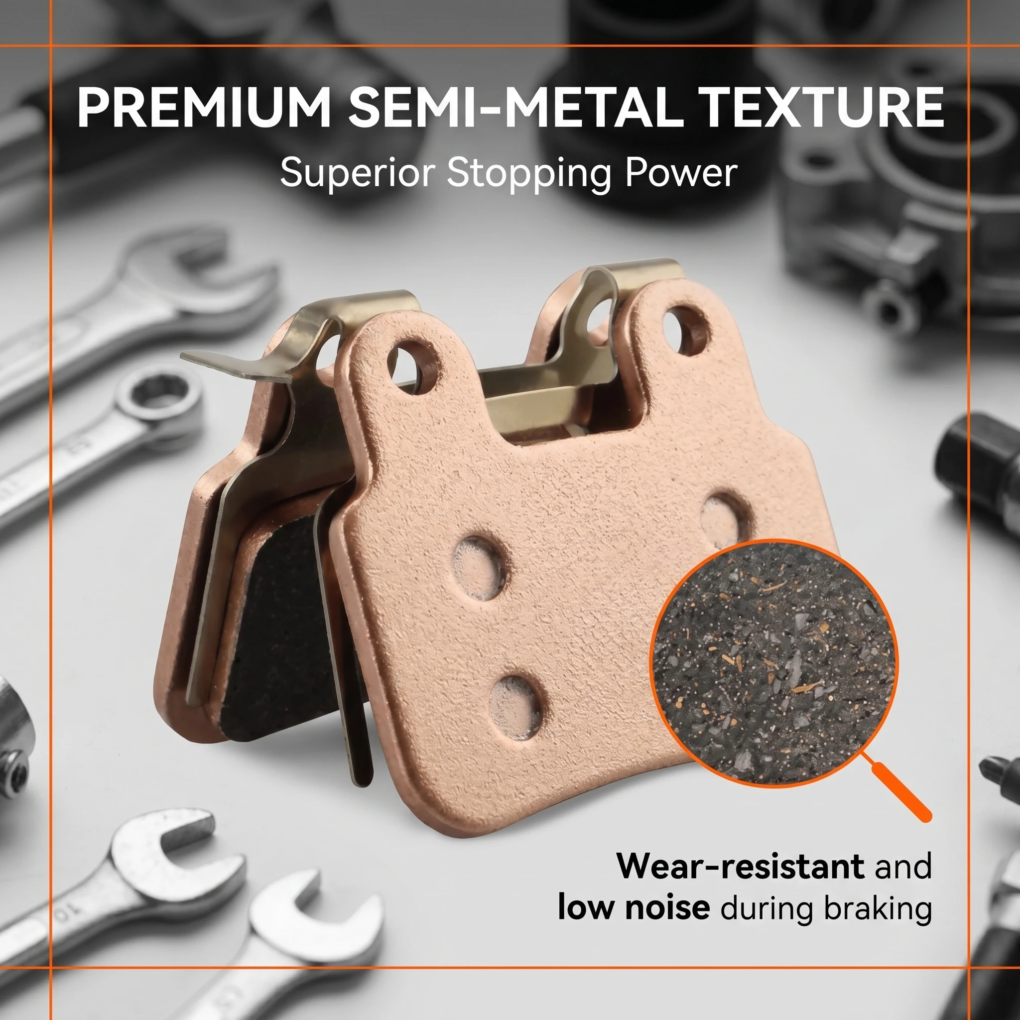 Exceeds OEM Performance: Semi-Metallic Disc Brake Pads for Ridstar Q20/Q20 Pro/H26 Pro – Fits XD-KLBS-DOT4, High Power Set
Exceeds OEM Performance: Semi-Metallic Disc Brake Pads for Ridstar Q20/Q20 Pro/H26 Pro – Fits XD-KLBS-DOT4, High Power Set