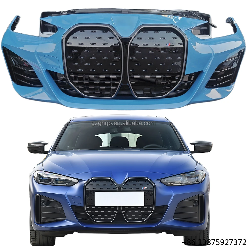 Front Bumper Assembly for I4 G22/G23/G26 Models (2021-2024), Including Radiator, Hood, Fenders, and Body Kit.
Front Bumper Assembly for I4 G22/G23/G26 Models (2021-2024), Including Radiator, Hood, Fenders, and Body Kit.