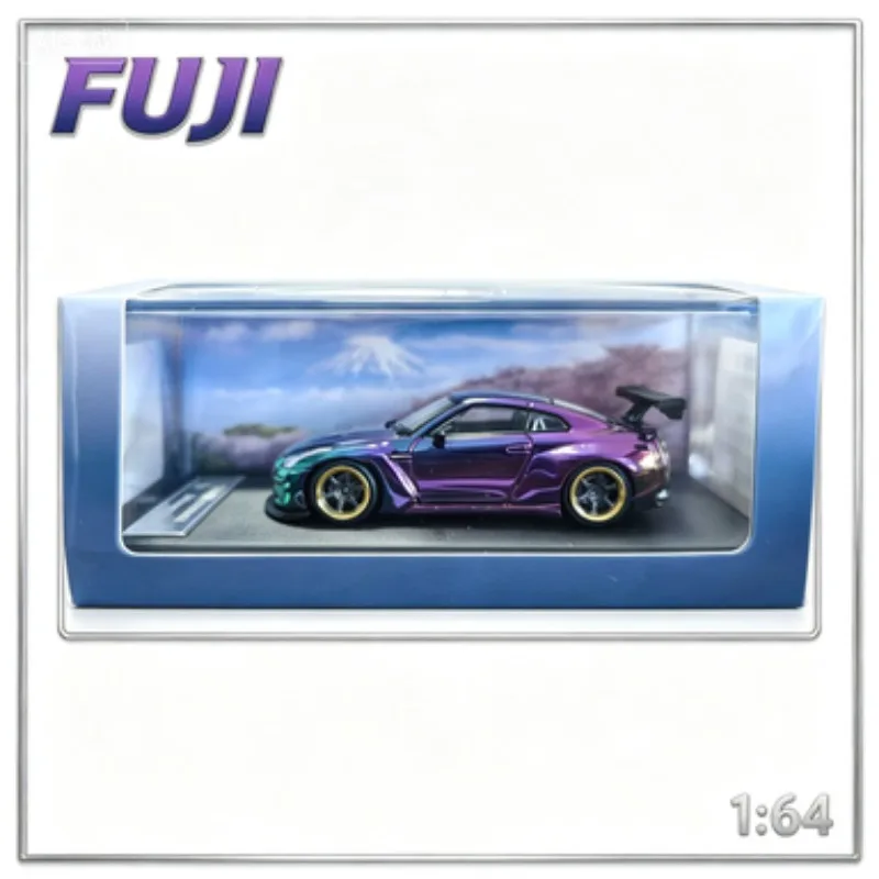 FUJI 1:64 GT-R R35, die-cast alloy model, gift for boys, high-end static collection item for adults, creative gift for festivals
FUJI 1:64 GT-R R35, die-cast alloy model, gift for boys, high-end static collection item for adults, creative gift for festivals
