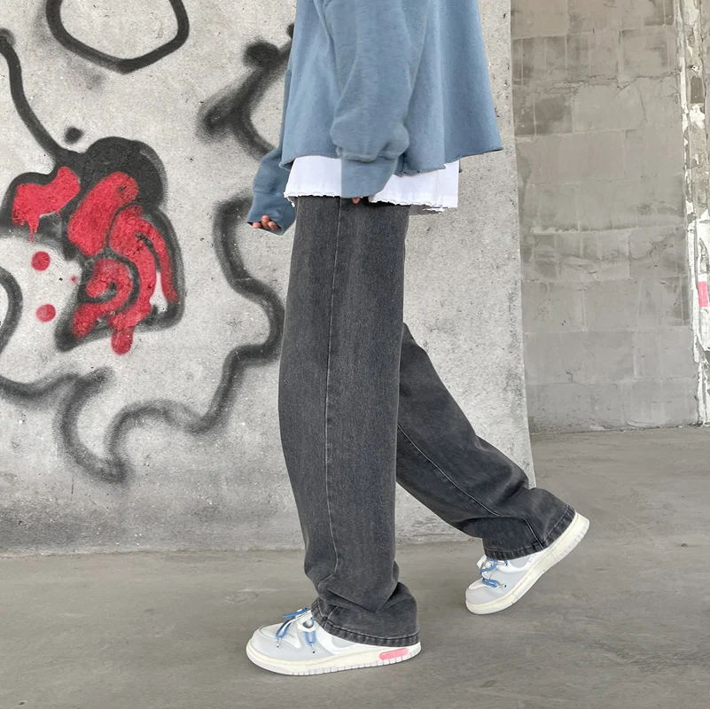 2023 Autumn New Men's Elastic Waist Loose Straight Jeans Korean Version All-match Street Hip-hop Pulley Pulley Loose Pants
2023 Autumn New Men's Elastic Waist Loose Straight Jeans Korean Version All-match Street Hip-hop Pulley Pulley Loose Pants