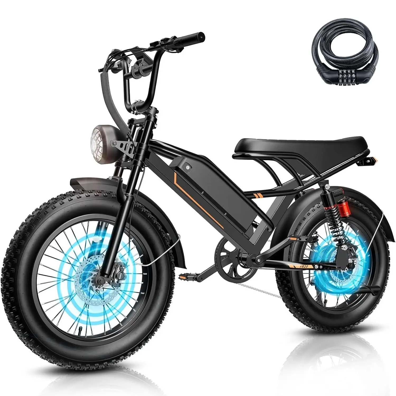 3000W Ebike 80Mi 32MPH 20x4 Fat Tire Dual Suspension Off Road Moped Cruise Footrest,Custom
3000W Ebike 80Mi 32MPH 20x4 Fat Tire Dual Suspension Off Road Moped Cruise Footrest,Custom