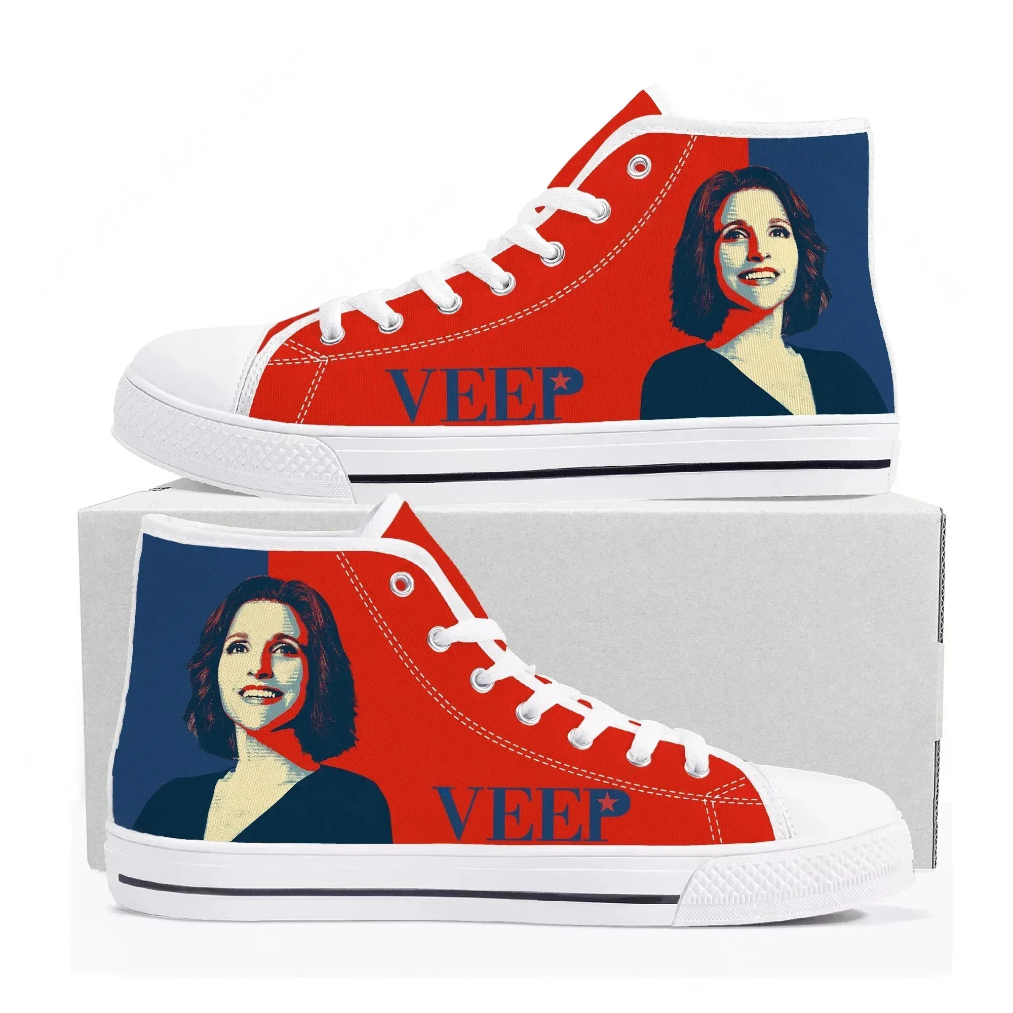 Veep High Top Sneakers Mens Womens Teenager High Quality Selina Meyer Canvas Sneaker couple Casual Shoe Customize Shoes
Veep High Top Sneakers Mens Womens Teenager High Quality Selina Meyer Canvas Sneaker couple Casual Shoe Customize Shoes