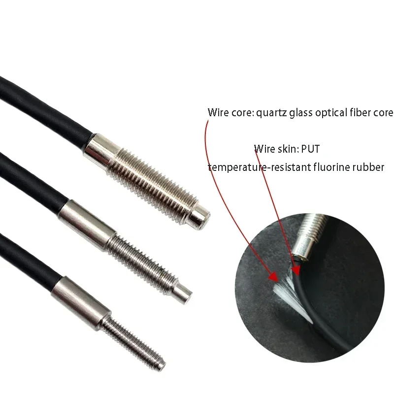 Hot SalesHigh Temperature Resistant 150 Degree Fiber Optic Sensor PGSL PTGSL Reflection Through Beam M3 M4 M6 Fiber Optic Sensor
Hot SalesHigh Temperature Resistant 150 Degree Fiber Optic Sensor PGSL PTGSL Reflection Through Beam M3 M4 M6 Fiber Optic Sensor