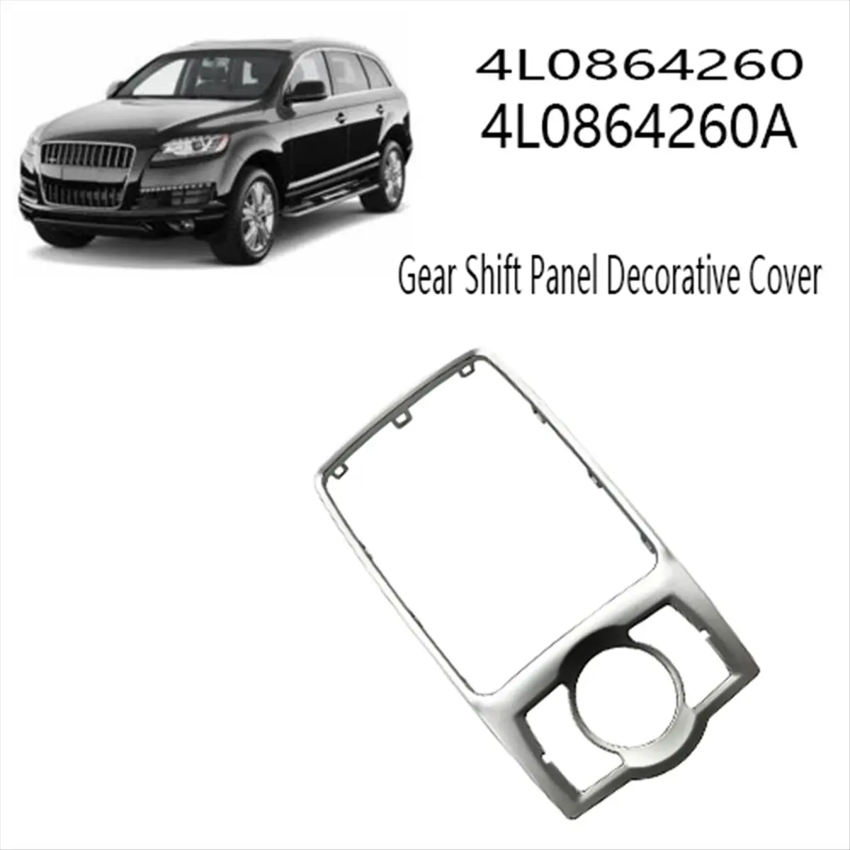 #26N Automotive Parts & Accessories,4L0864260 Front Console Chrome Frame Trim for Audi Q7 2007-2015 (Chrome)
#26N Automotive Parts & Accessories,4L0864260 Front Console Chrome Frame Trim for Audi Q7 2007-2015 (Chrome)