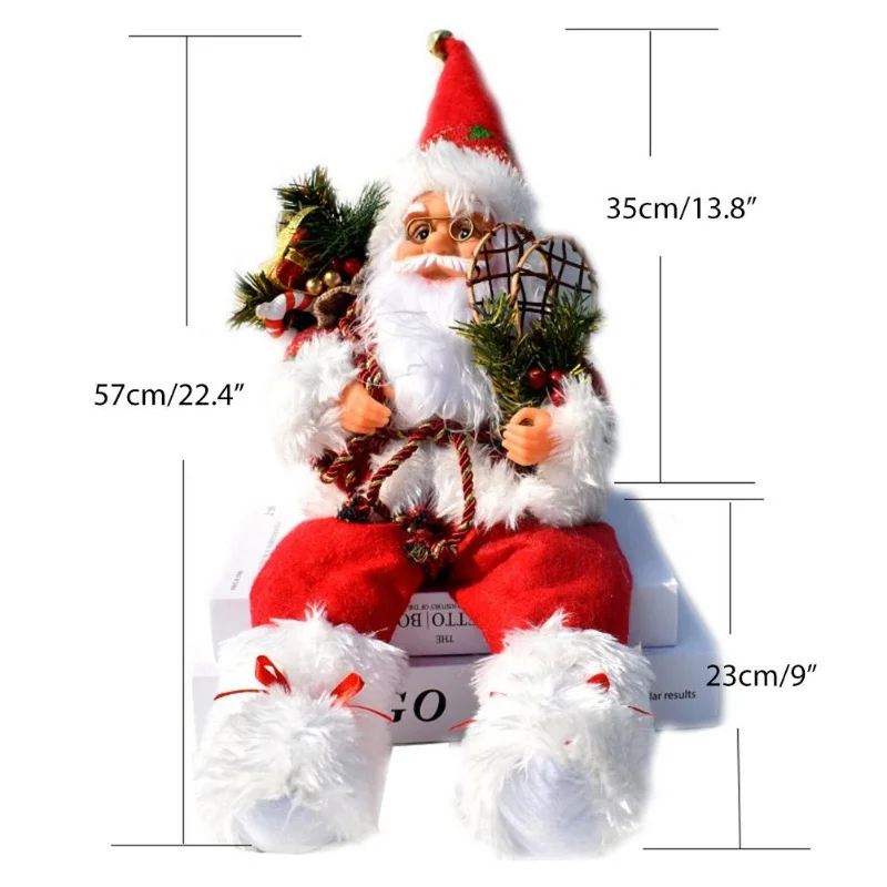 Украшения для сидячей осанки Санта-Клауса (сумка, орнамент * 1) Красная поза сидения Старик 1
Украшения для сидячей осанки Санта-Клауса (сумка, орнамент * 1) Красная поза сидения Старик 1